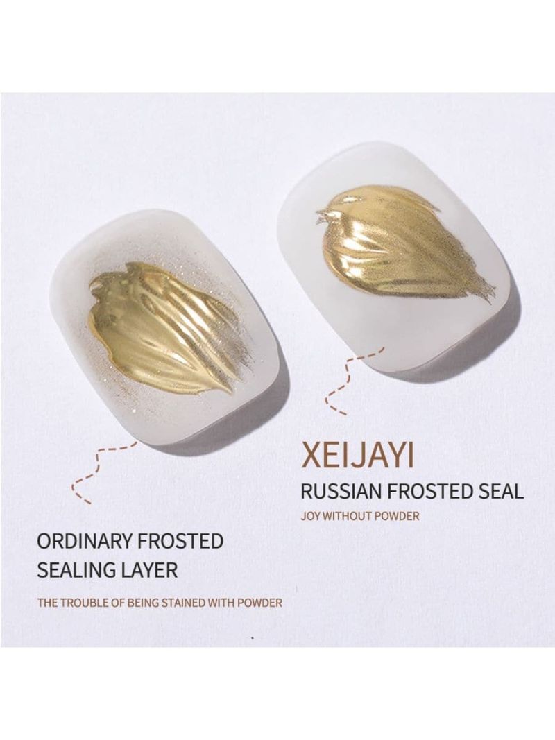 Nail Glue New Russian Frosted Seal Layer Does Not Stick To Powder, Can Be Rubbed With Powder, Matte Wash Free Magic Mirror Powder_voghion.com