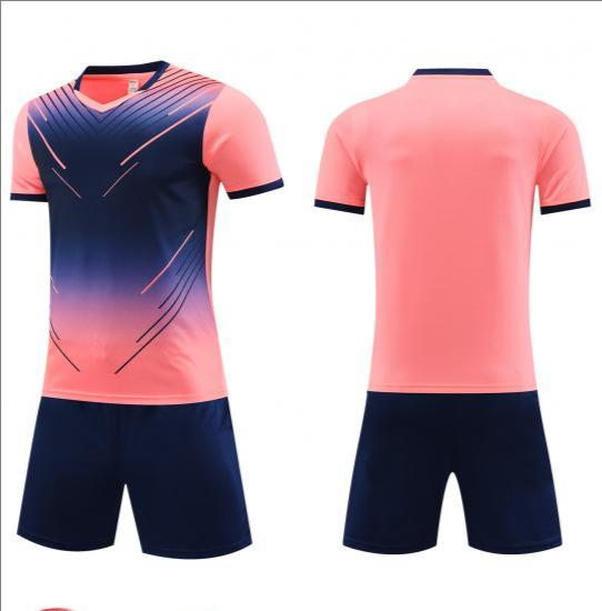 2425 Conjunto de traje de fútbol para adultos y niños, camiseta de fútbol deportiva, ropa de entrenamiento_voghion.com