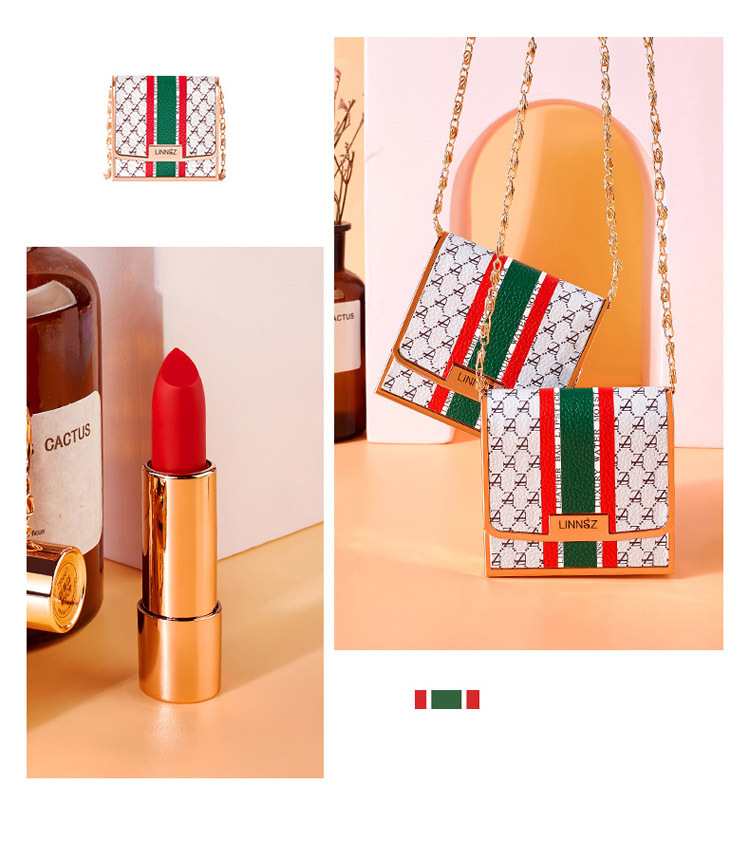 Veet Matte Trio Set - 21 Vintage Red 206 Berry + 405 Tomato, Luxe Lipstick Gift Box With Pouch_voghion.com