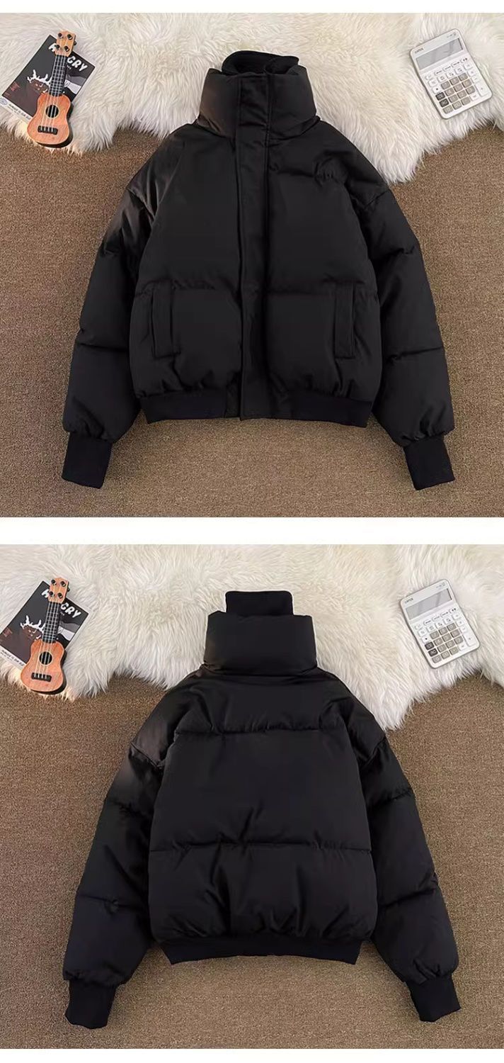 Herrenbekleidung Kurzes Pufferjacken-Set für Herren – Freizeitmantel mit Stehkragen (Urban Winter Essential)_voghion.com