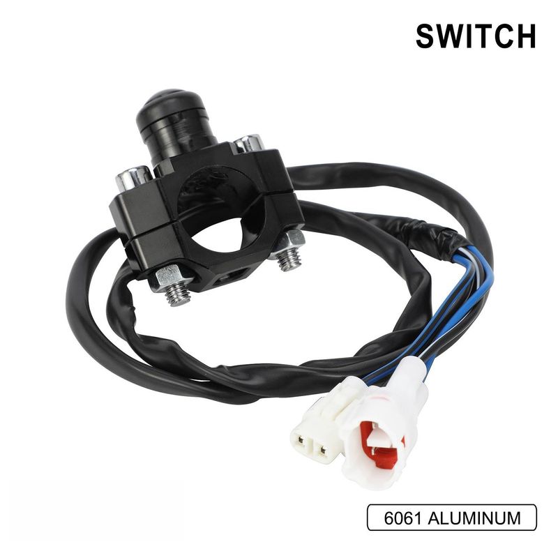 Universal Motorcycle Starter Switch - High-Quality Aluminum Alloy Upgrade For Enhanced Durability & Performance_voghion.com