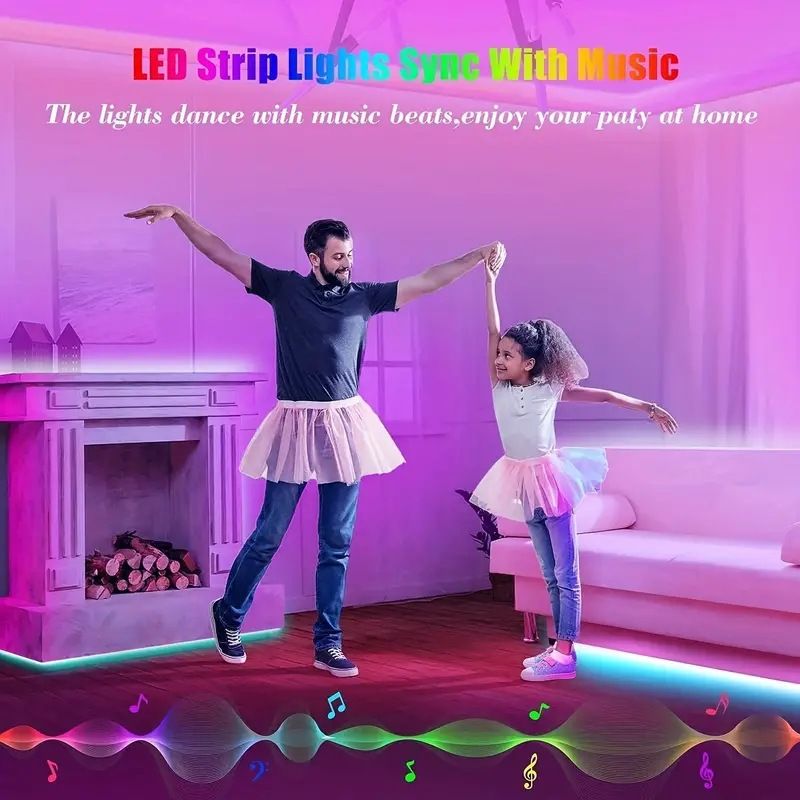 24V Bluetooth IR 44 Tuşlu Uzaktan Kumandalı RGB LED Şerit Işıklar 3535 SMD Çipli İç Mekan Ev Dekorasyonu İçin (15M/30M/60M)_voghion.com