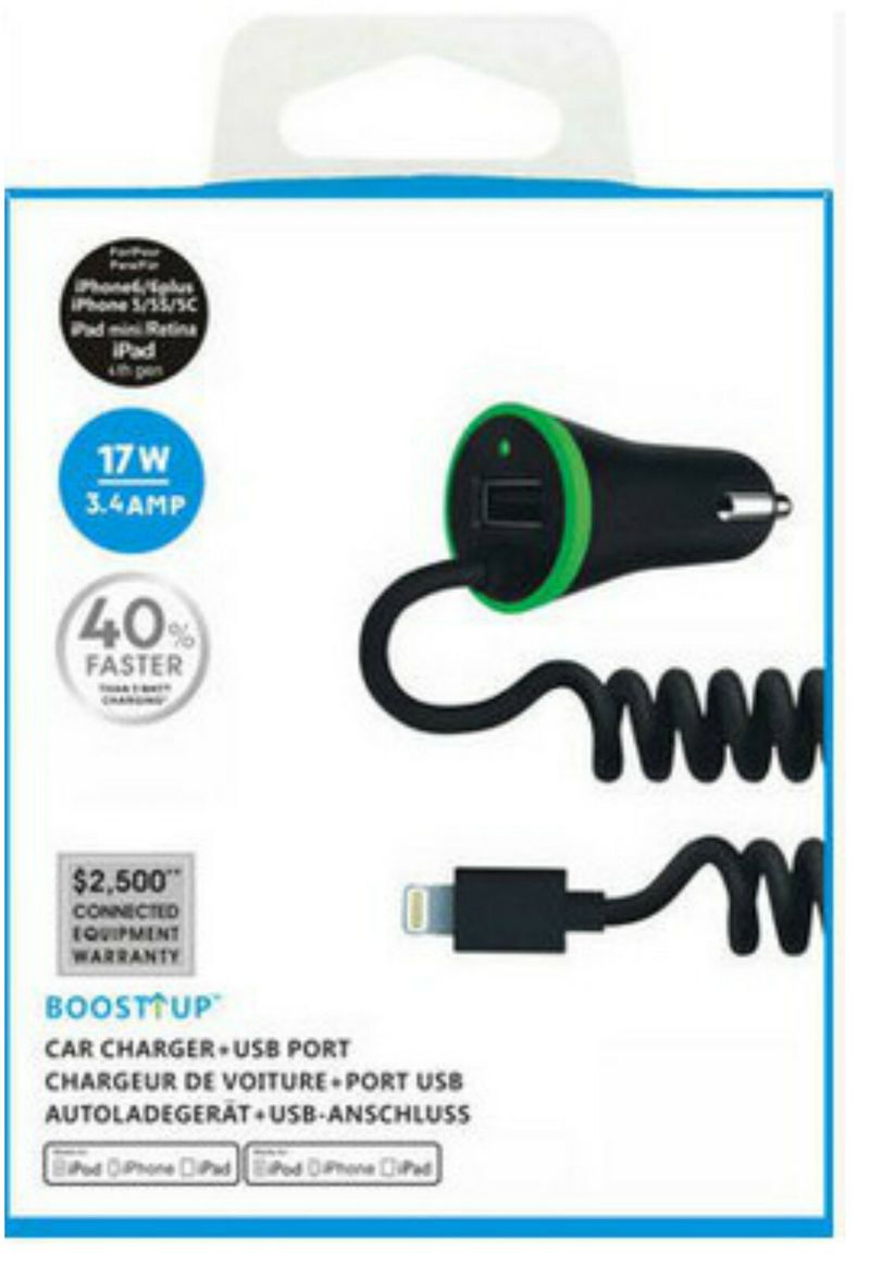 Chargeur allume-cigare double USB 12 V-24 V 3,4 A pour iPhone, Samsung et Android_voghion.com