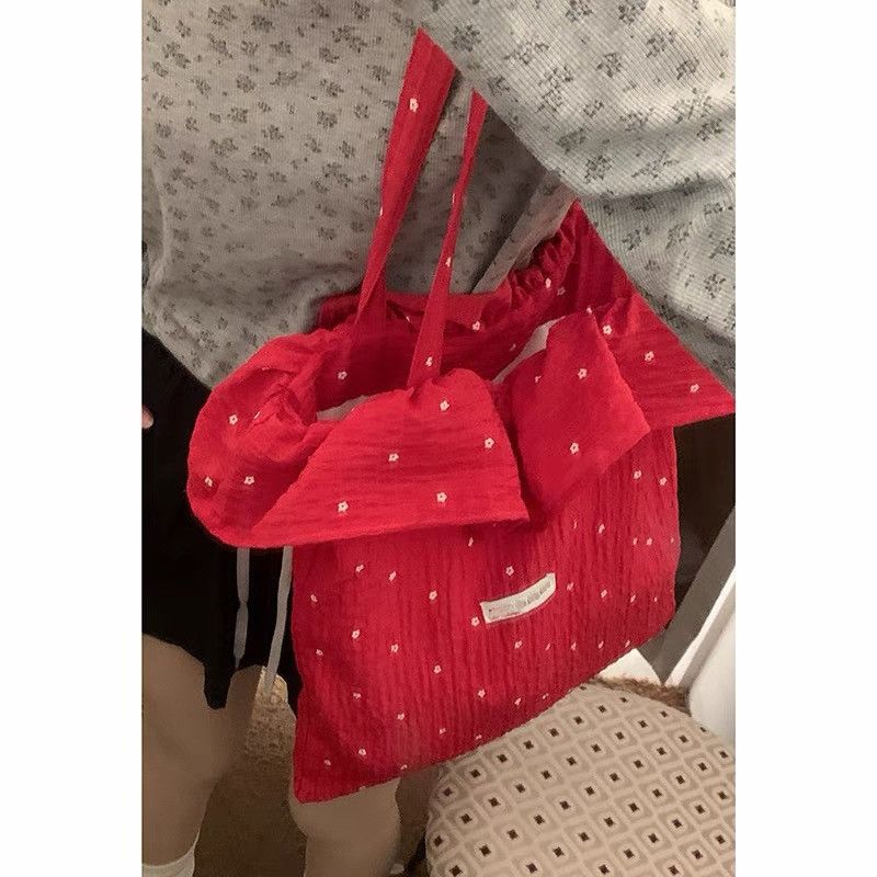 Borsa a tracolla in tela di chiffon da donna, grande capacità, nuova maglia primaverile ed estiva, con pieghe_voghion.com