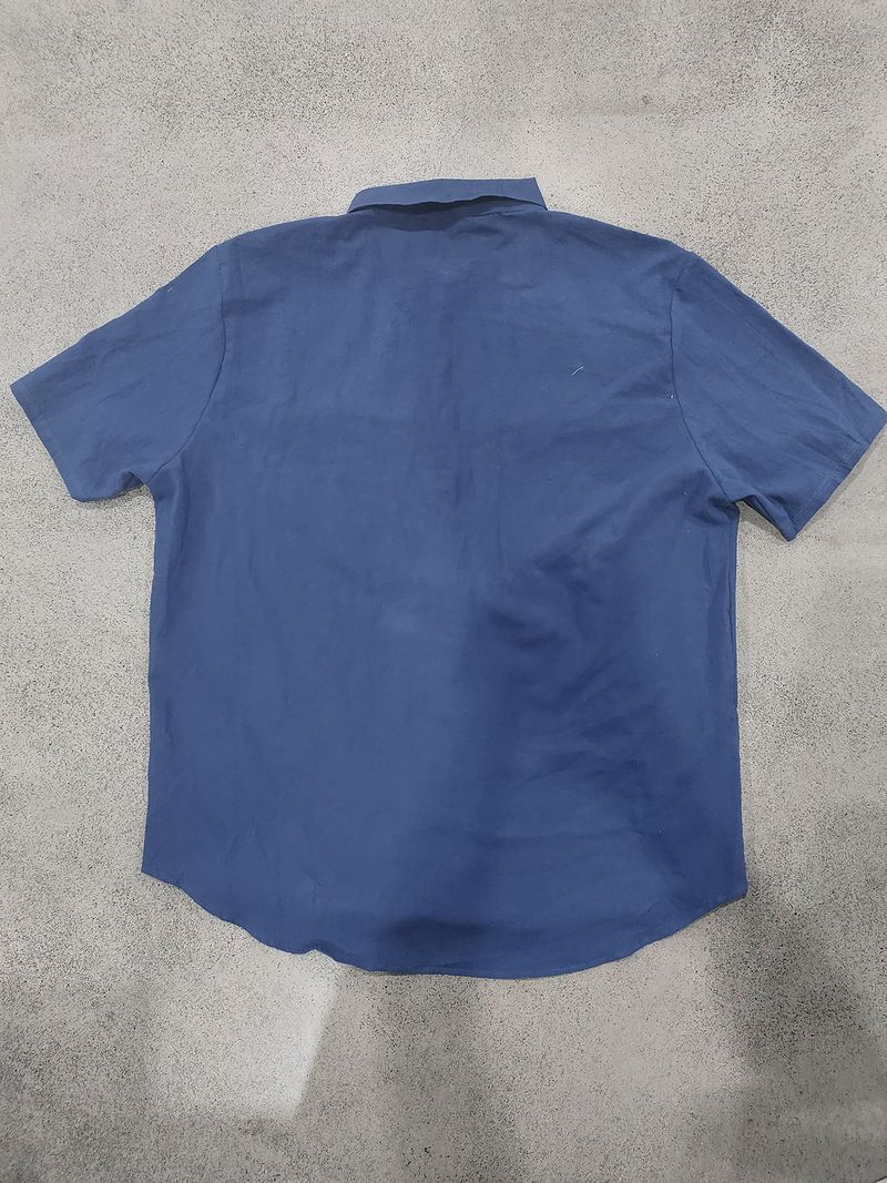 Herren Sommerhemd, amerikanisch, locker, Strand, atmungsaktiv, lässig, Leinen, mehrere Taschen, geknöpft, Arbeitskleidung, kurzärmelig_voghion.com