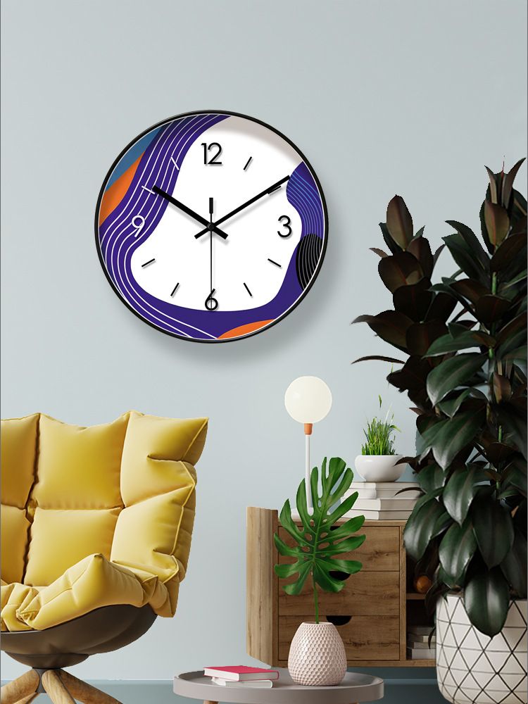 Yipula 7044 Wall Silent Living Room Home New Art Creative Personality Light Luxury Clock_voghion.com