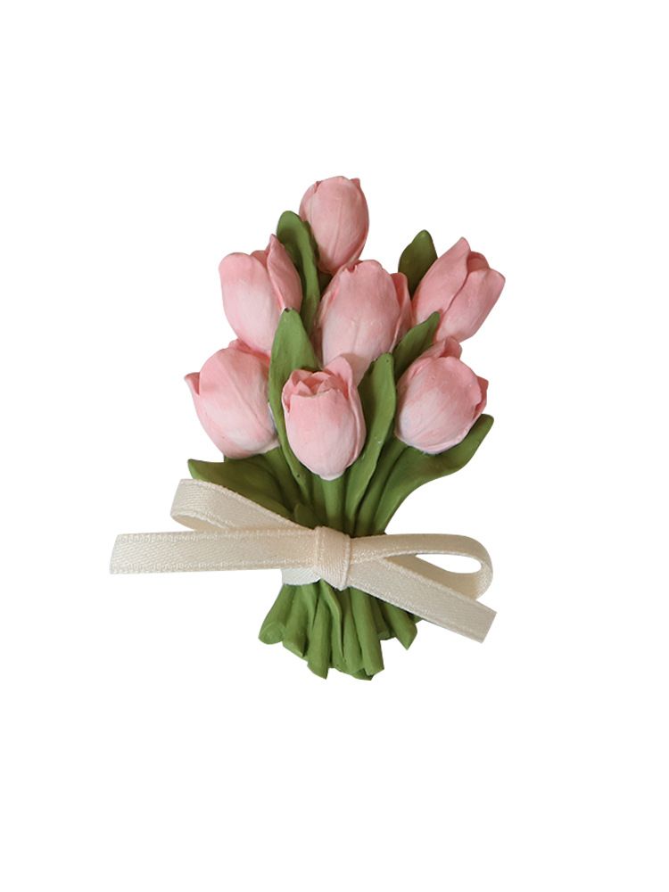 Bil Aromaterapi Sten Tulpan Luftkonditionering Vent Clip Small Fresh Ins Style Girl Bilinredning_voghion.com