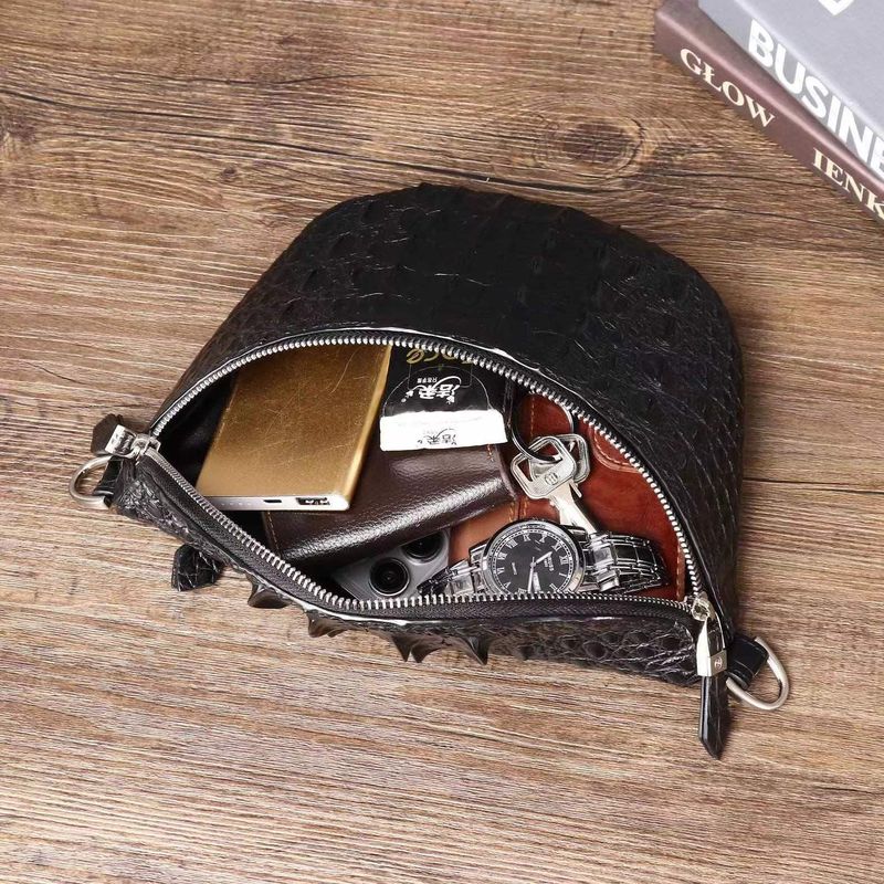 Neue Schultertasche aus modischem Silikonleder mit Krokodilmuster und großer Kapazität, einfache Herrentasche_voghion.com
