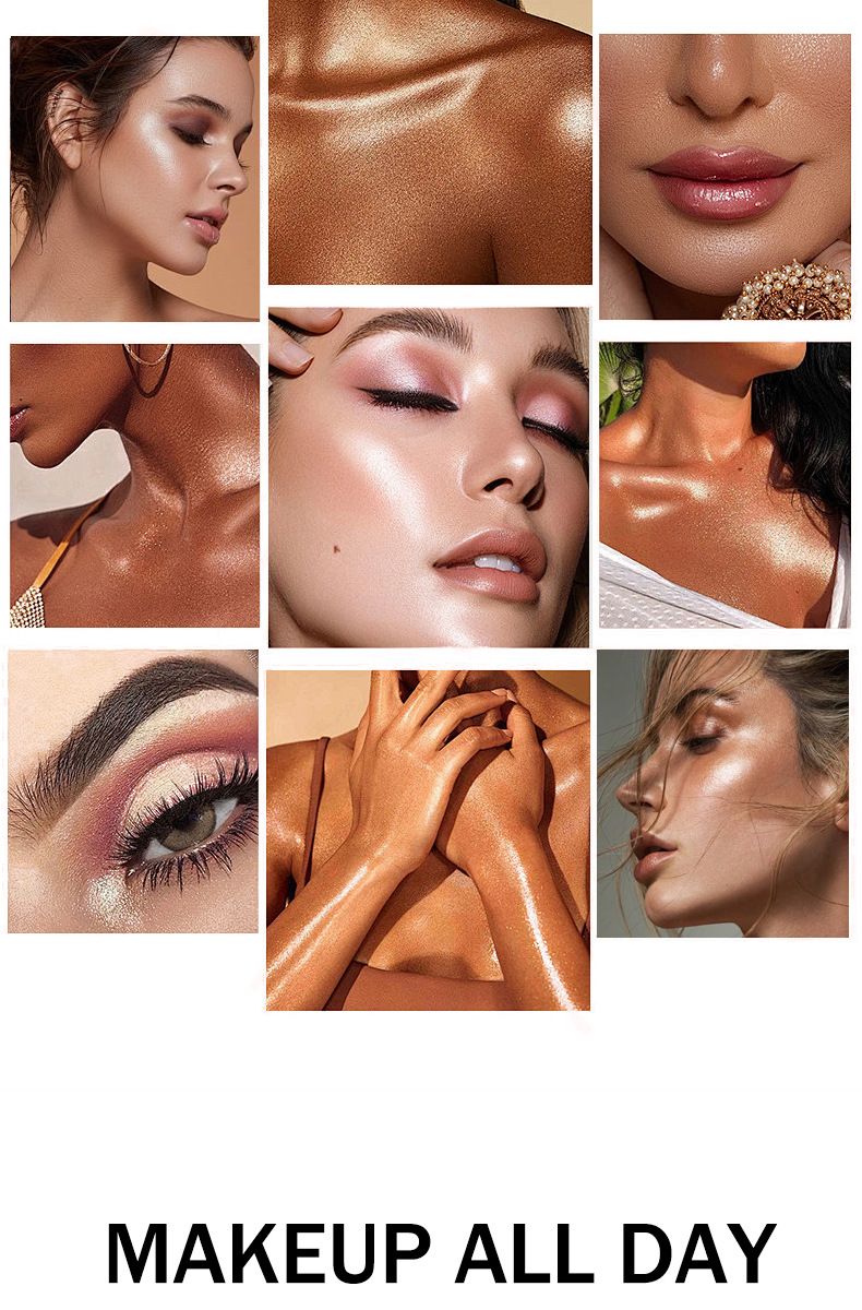 Ombretto Penifen Lazy Eye Shadow Stick Box Penna per ombretto in metallo con paillettes perlate Penna per ombretto lucida a baco da seta multiuso_voghion.com