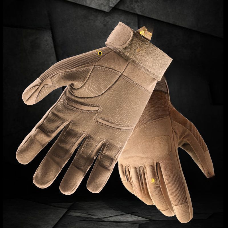 Guantes tácticos de montañismo para hombre, antideslizantes, resistentes al desgaste, de combate Blackhawk, de medio dedo completo, para defensa personal._voghion.com