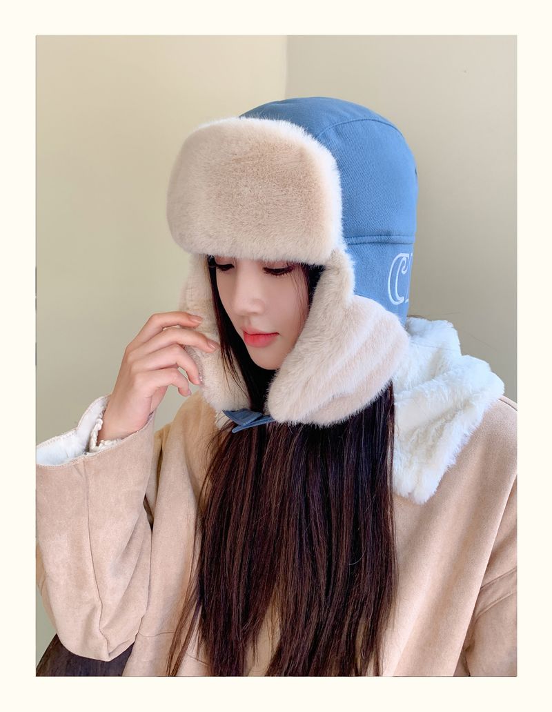 Cappello Lei Feng per uomo e donna dello stesso stile, autunno e inverno, caldo e spesso, in peluche, versatile, per ciclismo, sci e protezione per le orecchie._voghion.com
