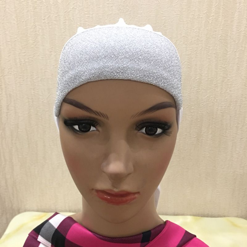 Malaysian Hat With Gold Wire Base And Small Cap Headband H085_voghion.com