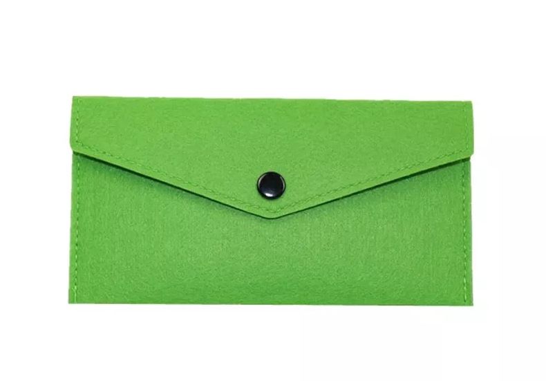 Unisex filca briļļu soma Briļļu maciņš Mobilā telefona soma Creative Felt maka karšu soma_voghion.com