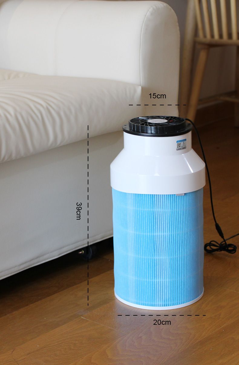 62W Powerful Air Purifier Homemade Formaldehyde Pet Hair Removal Smog Secondhand Dust PM2.5_voghion.com