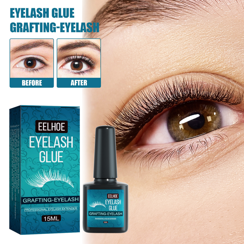 grafting EELHOE eyelash glue is gentle, low sensitivity, quick drying, and beautiful eyelash glue is waterproof, without_voghion.com