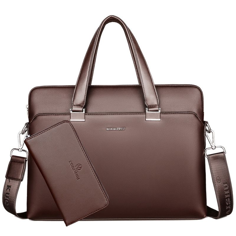 New Kangaroo Men's Handheld Crossbody Business Multifunctional Laptop Bag Direct Sale_voghion.com