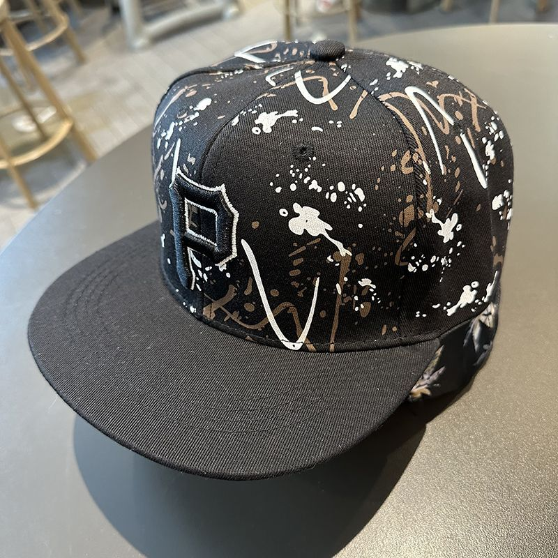 Șapcă de baseball personalizată pentru dans hip-hop street girl, cu boruri plate pentru bărbați, primăvară și toamnă, circumferință mare a capului._voghion.com