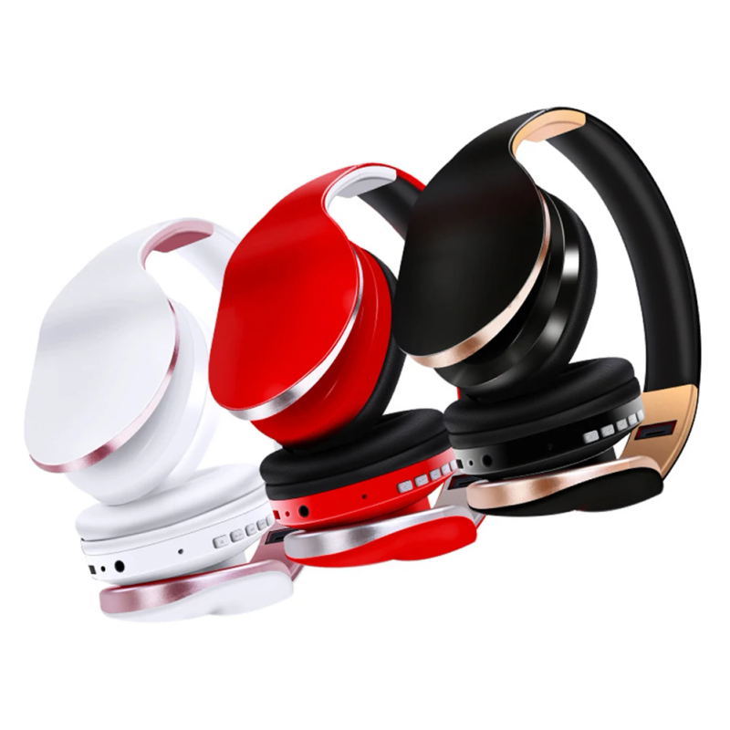 Draadloze Bluetooth-compatibele 5.0 Heavy Bass-hoofdtelefoon HiFi Stereo Sport-headset met microfoon_voghion.com