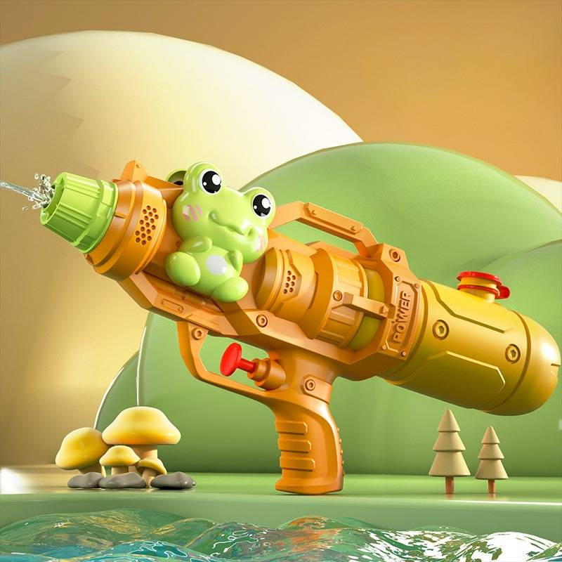 Water Gun Kids Toy Large Dual Nozzle Dinosaur Duck Water Blaster For Beach Pool Party Outdoor Splash Battle Game_voghion.com