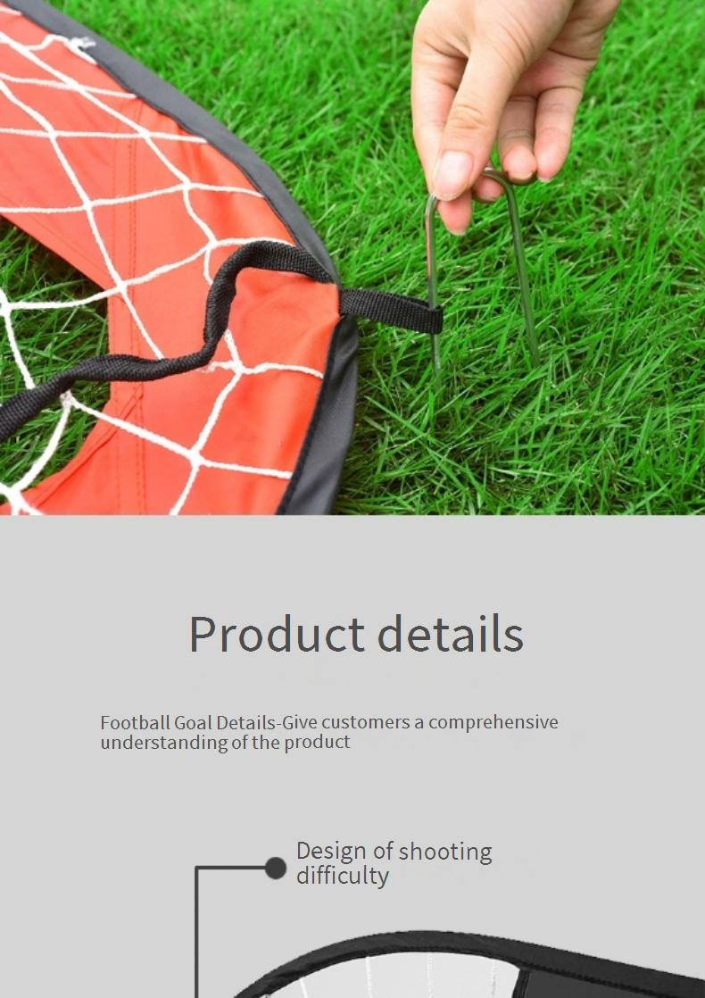Porta da calcio pieghevole due in uno e attrezzo da tennis - Giocattolo portatile per l'allenamento multi-sport dei bambini_voghion.com