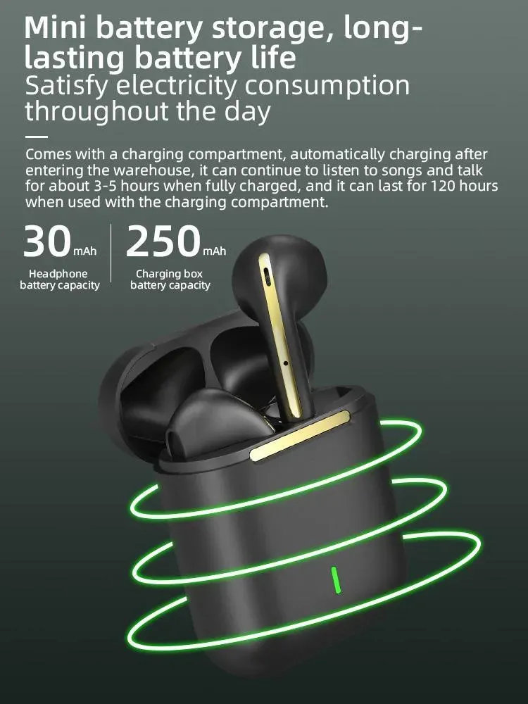 J18 True Wireless Gaming Headsets With Microphone - High-Quality Bluetooth Earbuds For Clear Calls_voghion.com