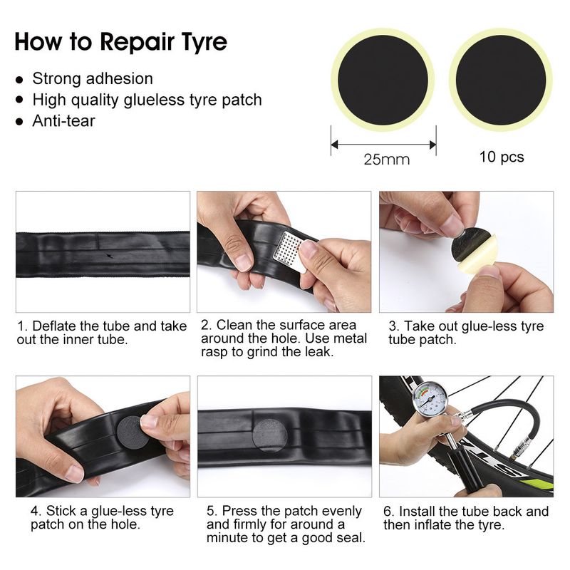 Bomba de alta pressão portátil para bicicleta americana, mini bomba para reparo de pneus_voghion.com