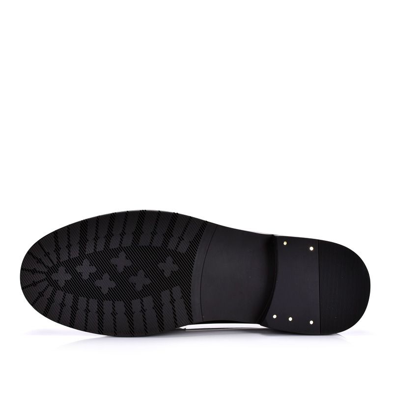 Trendy Slip-On Flachmund-Lackleder im britischen Stil Business Casual Formal Herren-Loafer mit Quaste_voghion.com
