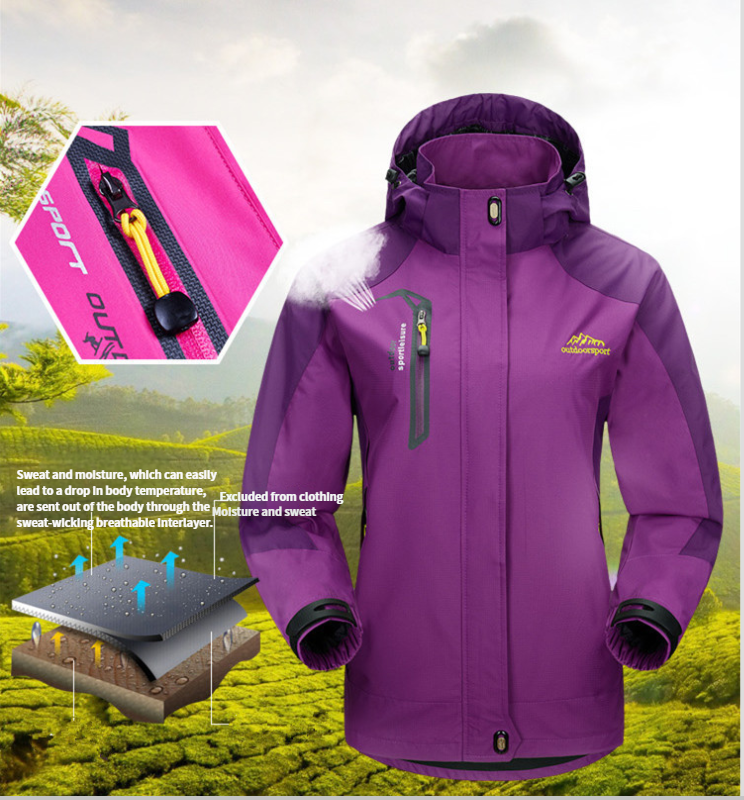 Spring And Autumn Thin Men, Outdoor Couple's Sports Hiking For Women, Windproof Jacket With Custom Printing_voghion.com