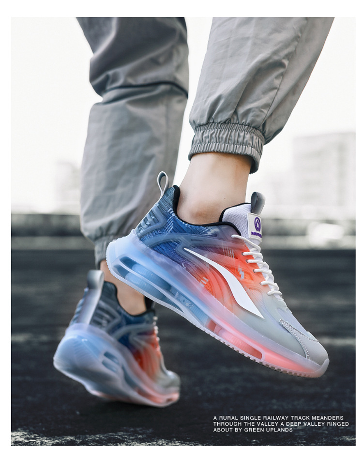 Men's Shoes Summer 2024 New Versatile Casual Sports Shoes Air Cushioned Running Mesh Sneakers Breathable and Odor Resistant Dad Casual shoes_voghion.com