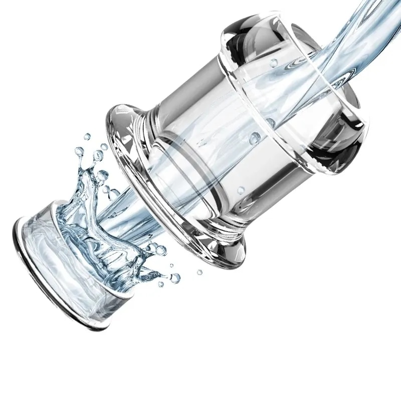 Speculum cavo Sbirciare Perline anali Butt Plug con tappo Espansore Tunnel Trasparente Dilatazione dell'ano Donne adulte Uomini Gay Trans_voghion.com
