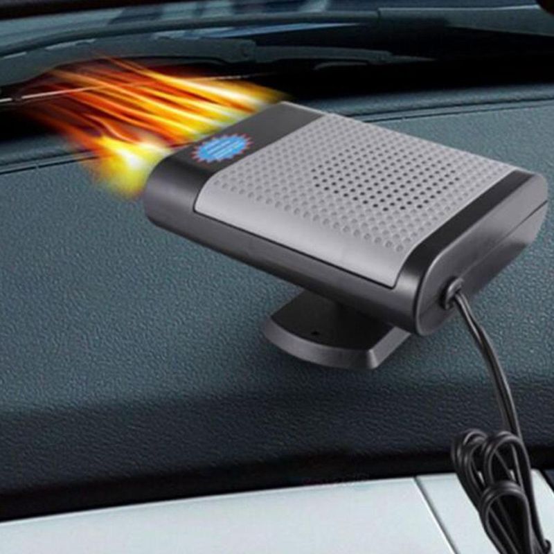 12V elektrický chladič Coog, vytápění čelního skla, odmrazovač jelenů, přenosný 360° rotační ventilátor do auta_voghion.com