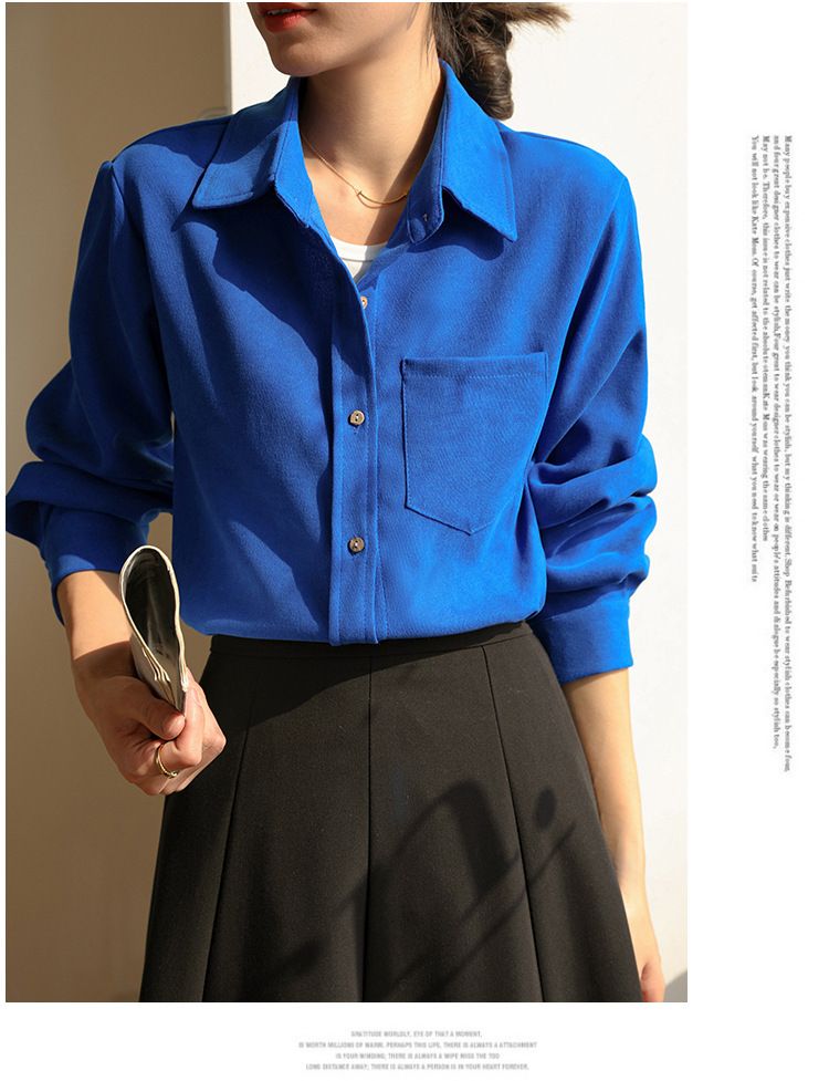 Camicia in velluto a coste spesso a maniche lunghe spazzolata, nuova collezione autunno inverno 2025 per le donne._voghion.com