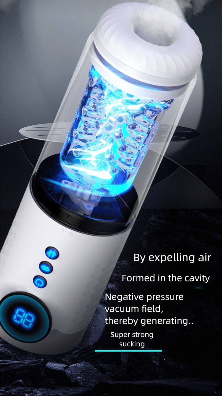 Capsule Aircraft Cup Telescopico Rotante Succhiante Masturbazione Maschile Giocattoli Sessuali da Allenamento_voghion.com