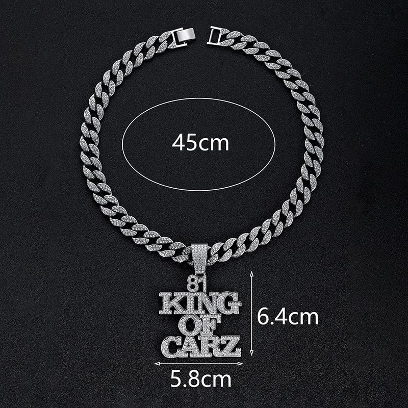 Un colgante de letras de hip-hop con parches de diamantes y diseño de nicho para collares de hombres, accesorios de discoteca personalizados,_voghion.com