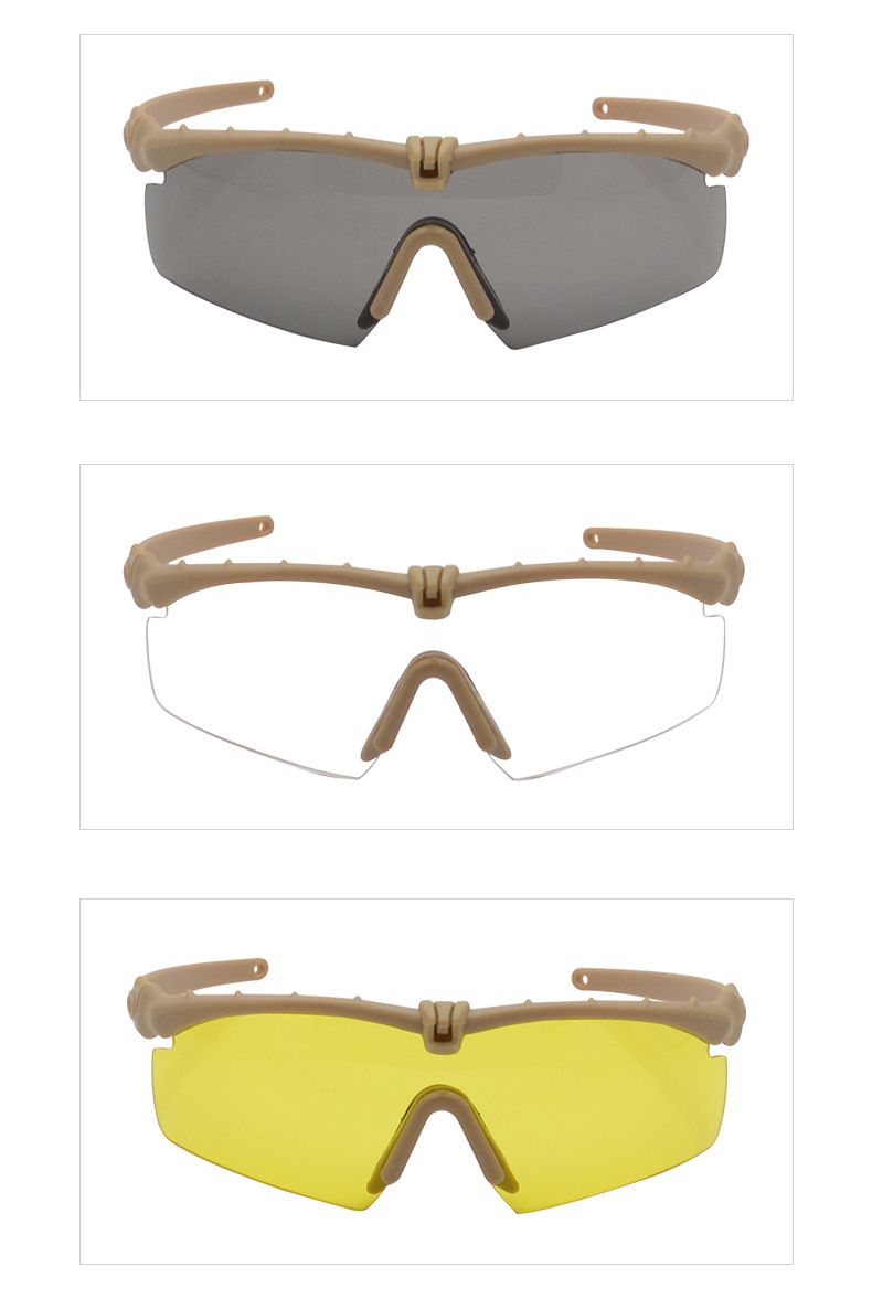 New tactical glasses 3.0 real person shooting goggles UV protection CS combat cycling eyes_voghion.com