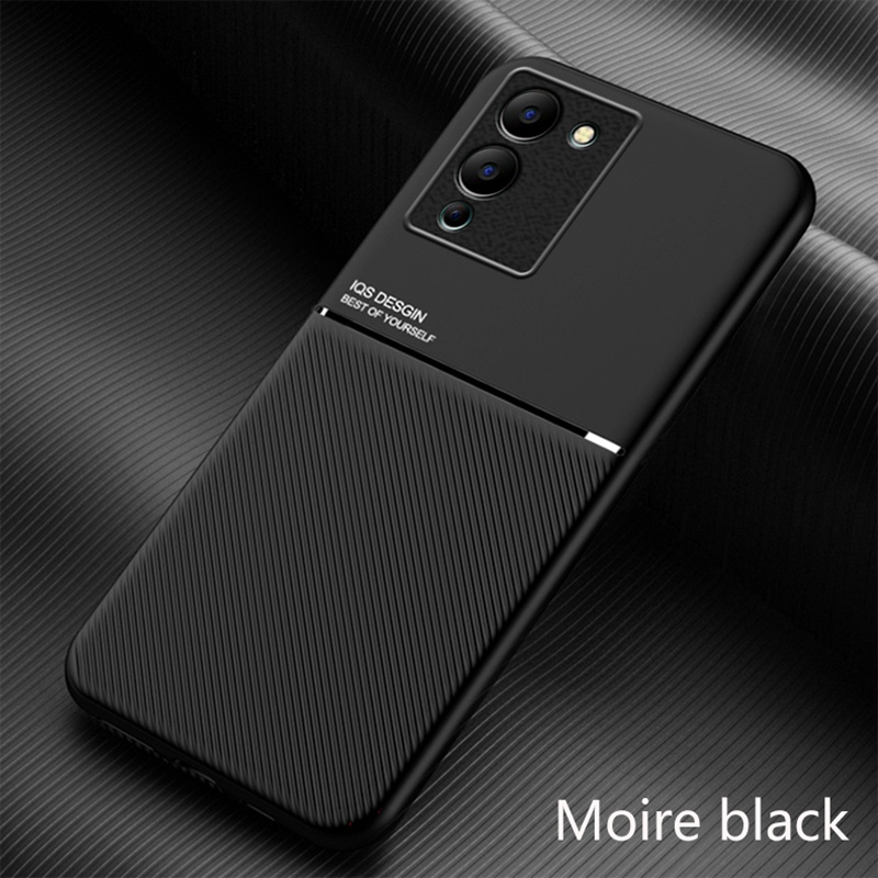 For Infinix Note12 Coque Luksuriøst Matt Telefondeksel For Infinix Note 12 G96 Skinn Silikondeksel Bilholder Full Beskyttelse_voghion.com
