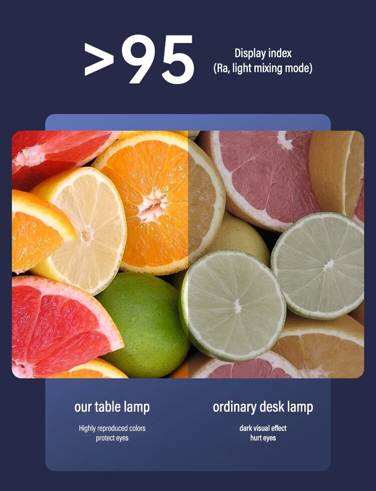 LED Folding Desk USB Charging Touch Control Dimmable Desktop Eye Protection Reading Study Office Bedroom Bedside Lamp_voghion.com
