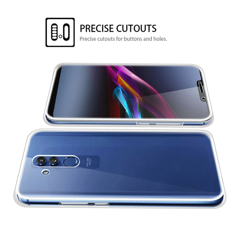 360 Full Body Silicone Plastic Shockproof Case For Samsung Galaxy S24 S23 S22 S21 S20 S30 S10 S9 S8 Plus S23FE Note8 Note9 Note10 Note20 Ultra Cover_voghion.com