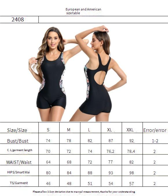 Maillot de bain une pièce imprimé pour femme, dos nu, ajouré, pour la plongée_voghion.com