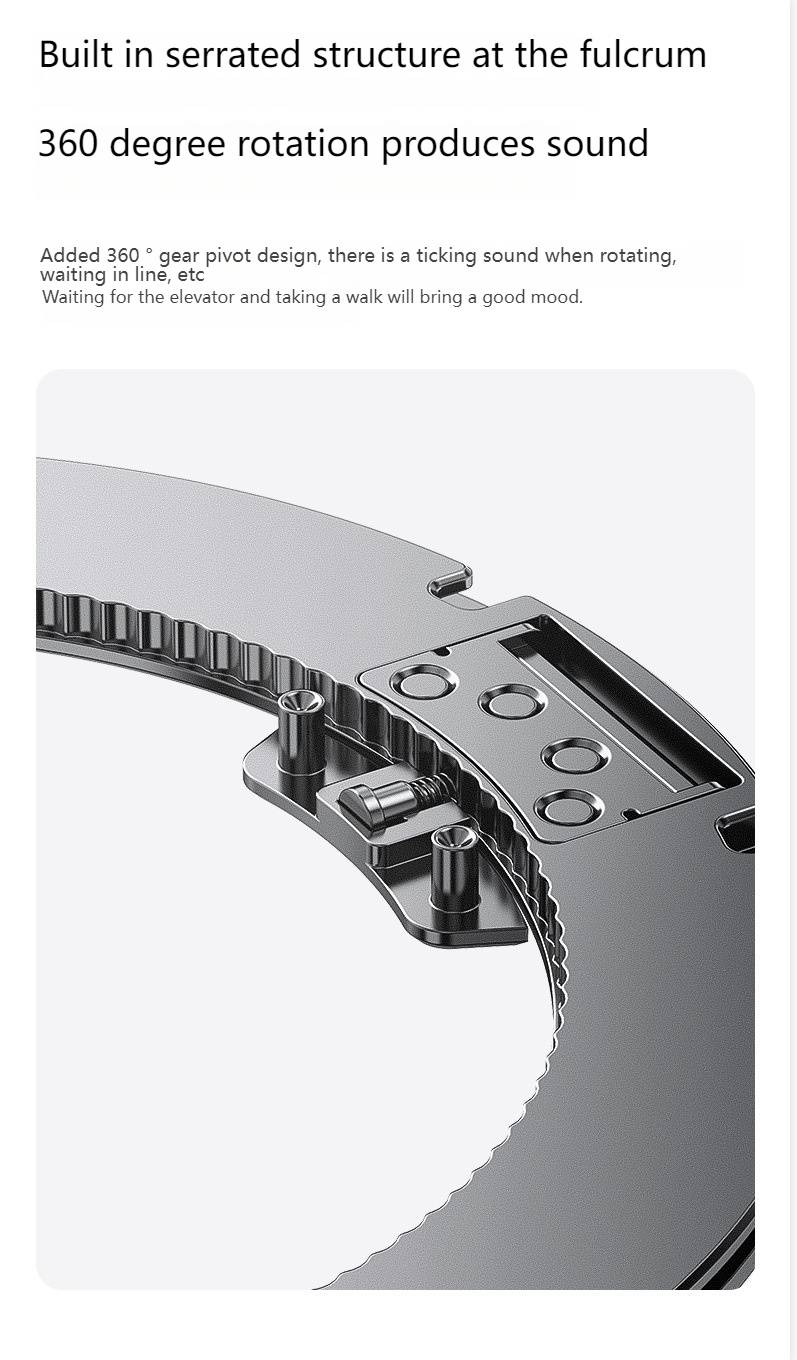 360° drehbare Gear Stand Hülle für iPhone 16 Pro Max/15/14/13 mit AI-Kamera-Taste, rutschfester, matter Oberfläche, anpassbarer, stoßfester Hülle_voghion.com