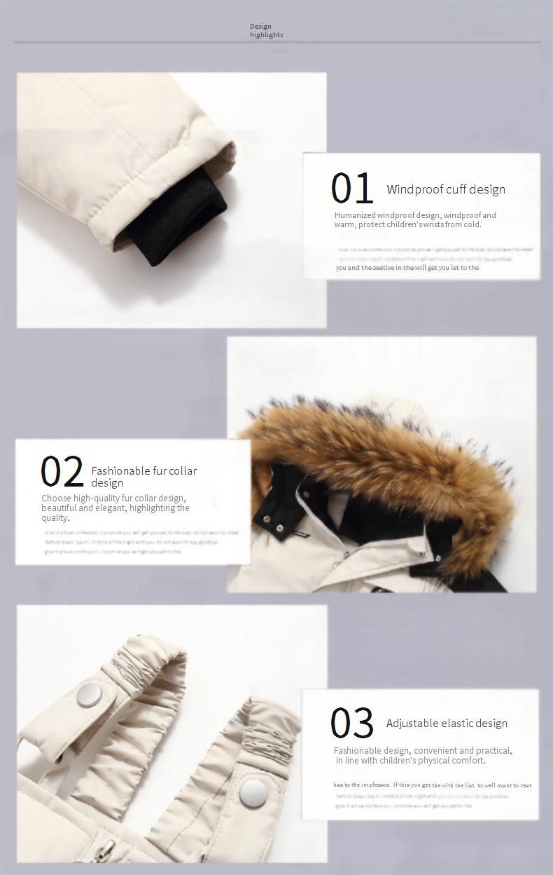 Hochwertiges Baby-Daunenjacken- und Overall-Set – Verstellbarer Doppelbund, 90 % weiße Entendaunen, UV-Schutz (80–110 cm, 6 Farben, Koreanischer Stil)_voghion.com