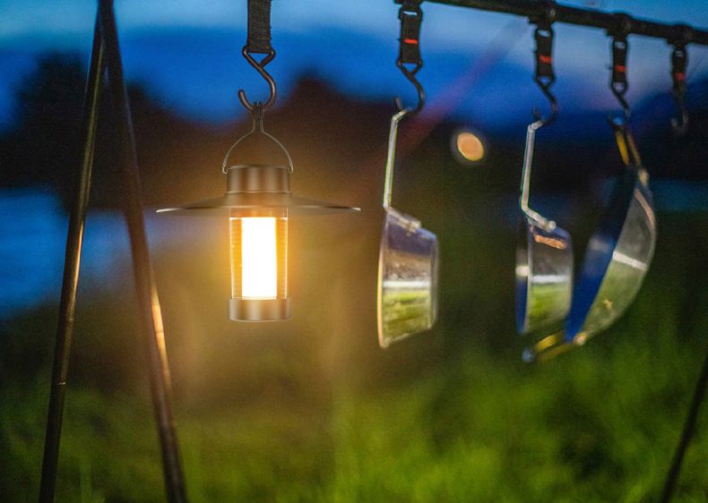 Grenzüberschreitende LED-Außenbeleuchtung mit warmer Atmosphäre, Mini-Campingleuchte, tragbar, USB-aufladbar_voghion.com