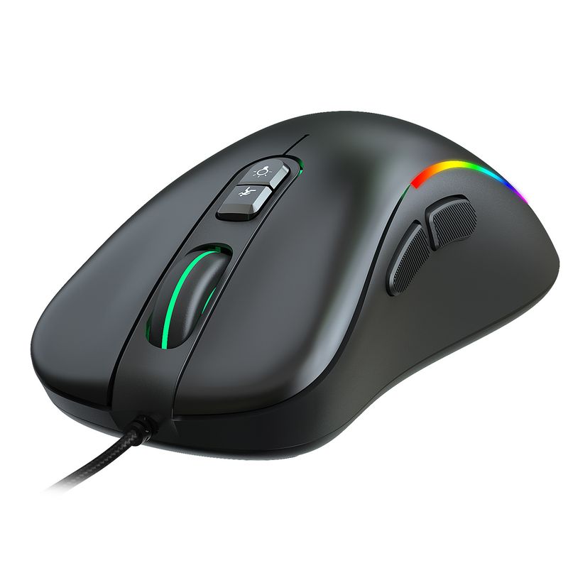 Gioco di programmazione macro J300RGB con 7 tasti per spegnere le luci per vari giochi Mouse cablato_voghion.com