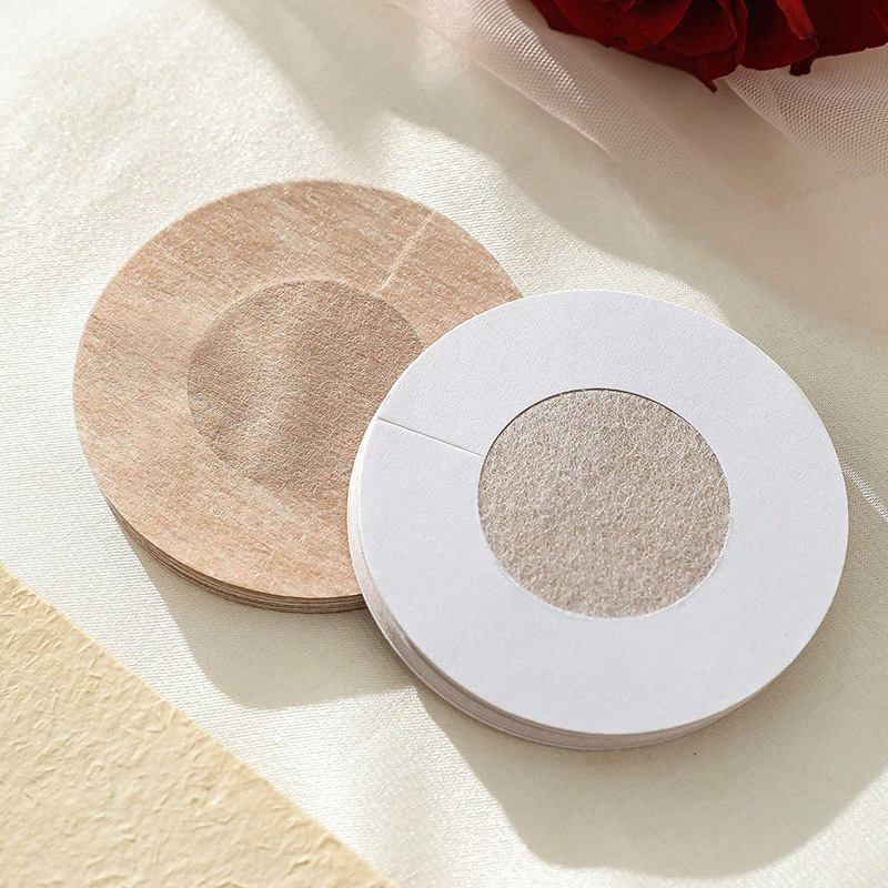Women's clothing Disposable non-woven nipple patch Silicone invisible breast patch Anti-bump anti-exposure nipple patch_voghion.com