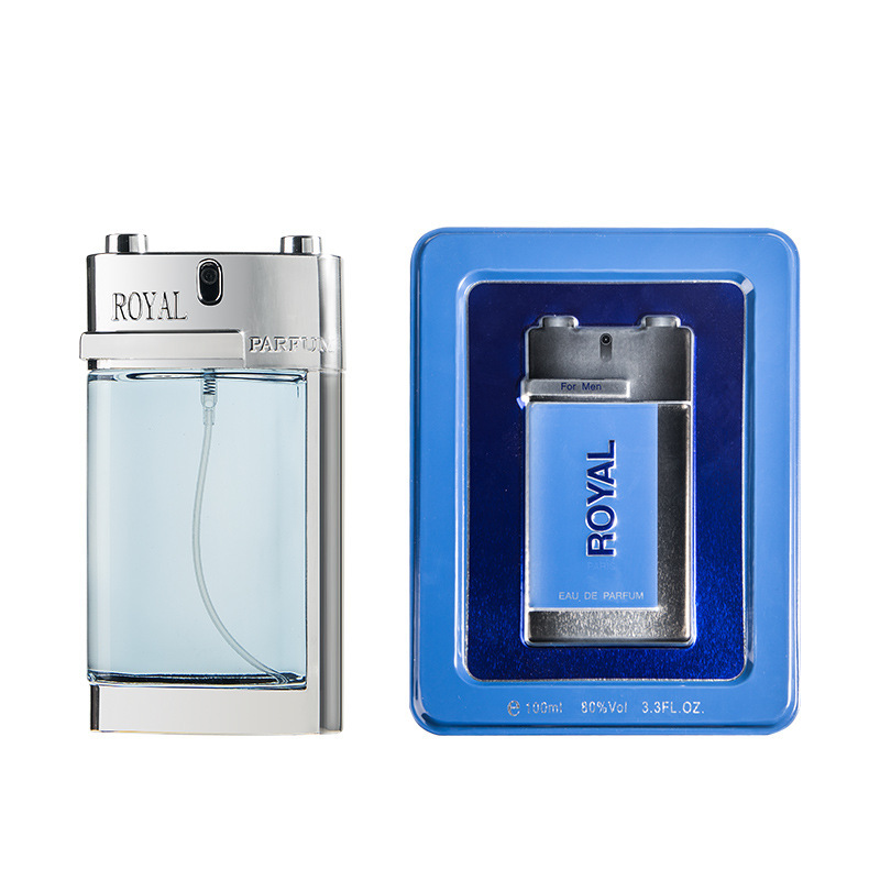 Xiaocheng Yixiang Royal Cologne Iron Box Men's Perfume Marine Gentleman Pheromone Long-lasting Light Fragrance 100ml_voghion.com