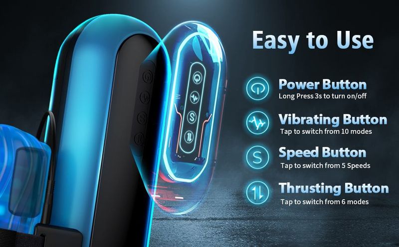 TD Automatic Male Masturbator IPX7_voghion.com