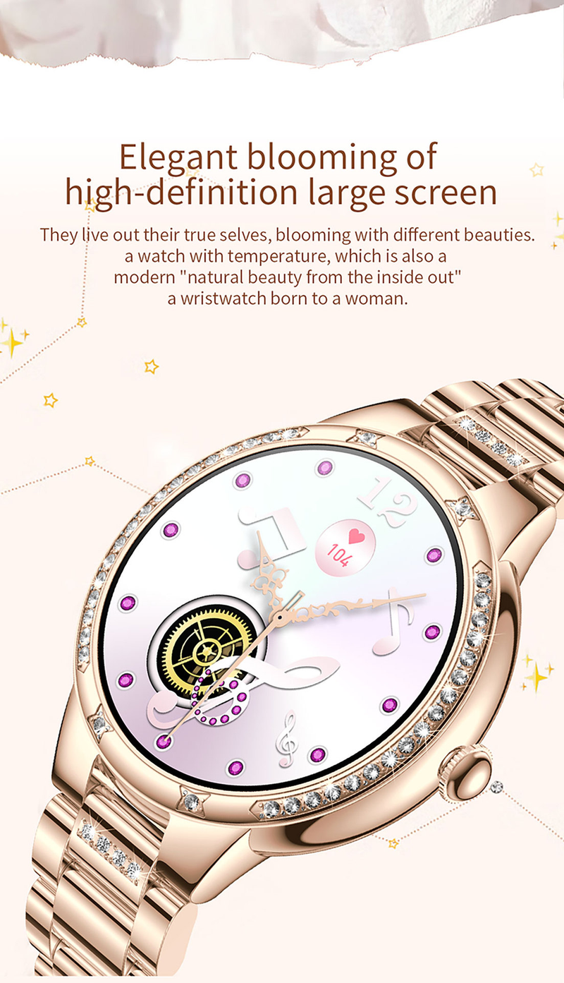 L68b Heart Rate Blood Pressure Oxygen Monitoring Bluetooth_voghion.com