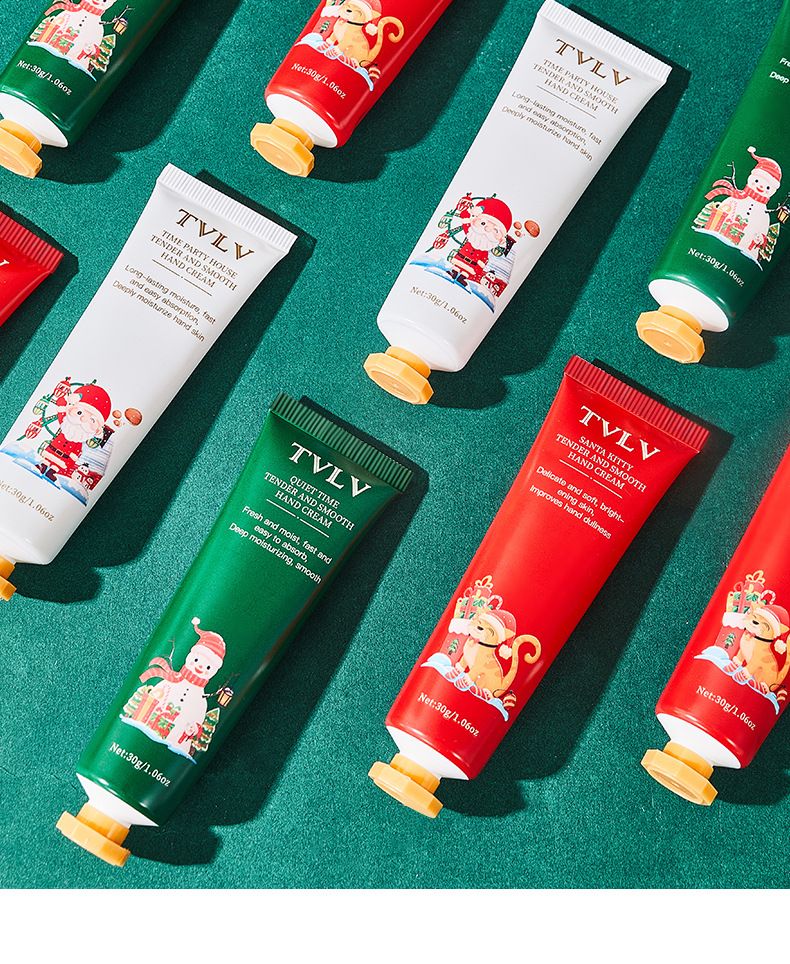 Handcreme Weihnachten Neujahr Feuchtigkeitsspendendes Handcreme-Set Handpflege_voghion.com