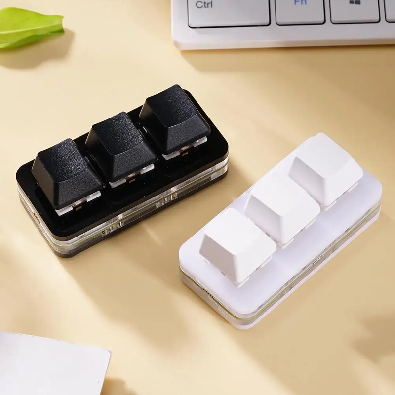 Aangepaste Mini USB 3 sleutels programmeren ro Kopiëren Plakken Knippen Keypa HID Driver Gratis ondersteuning Re Switch Mechanisch_voghion.com