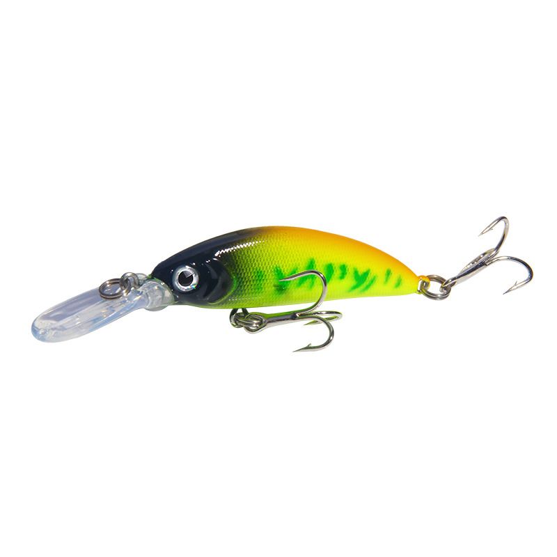 Hot Luya Bait Minnow iegremdēta ēsma 6g/7cm imitēta ēsma, cieta ēsma, izliekta mutes basa makšķerēšanas rīks_voghion.com